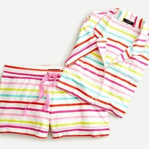 J crew striped pajamas